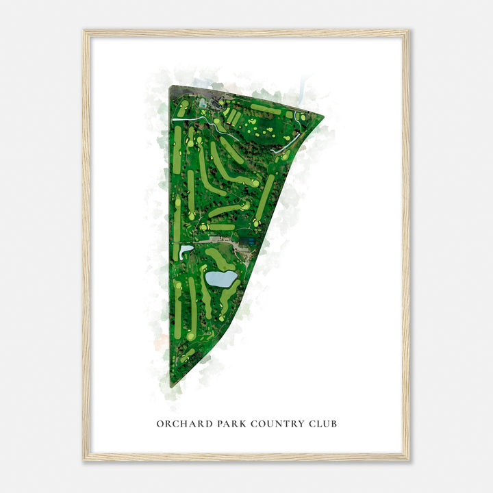 Print of Orchard Park Country Club Classic Map