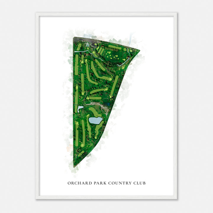 Print of Orchard Park Country Club Classic Map