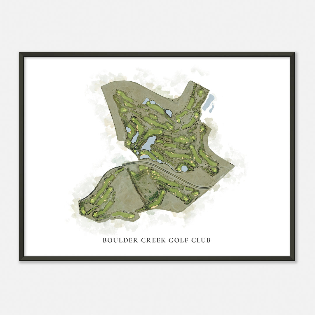 Print of Boulder Creek Golf Club Classic Map