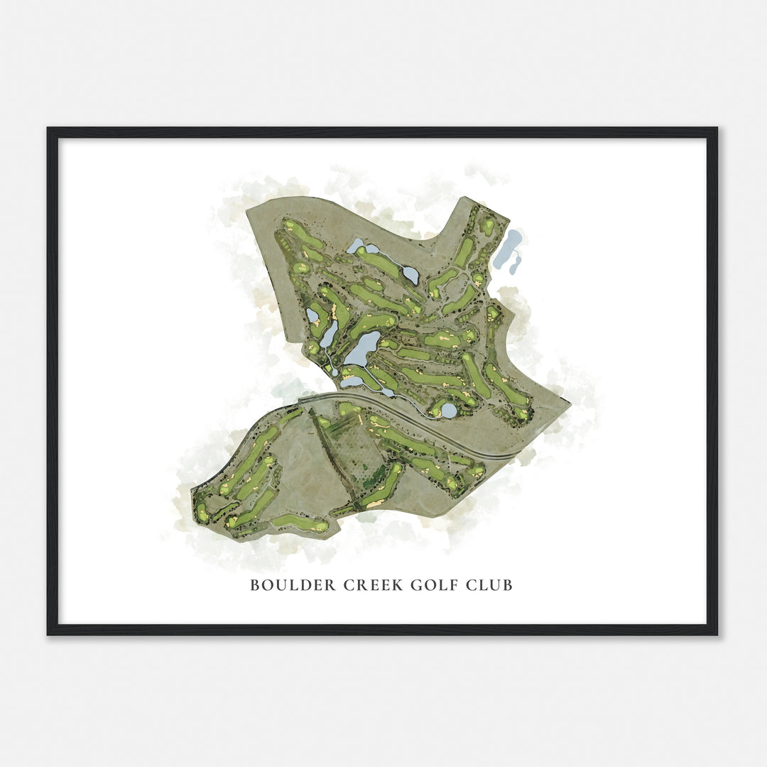 Print of Boulder Creek Golf Club Classic Map