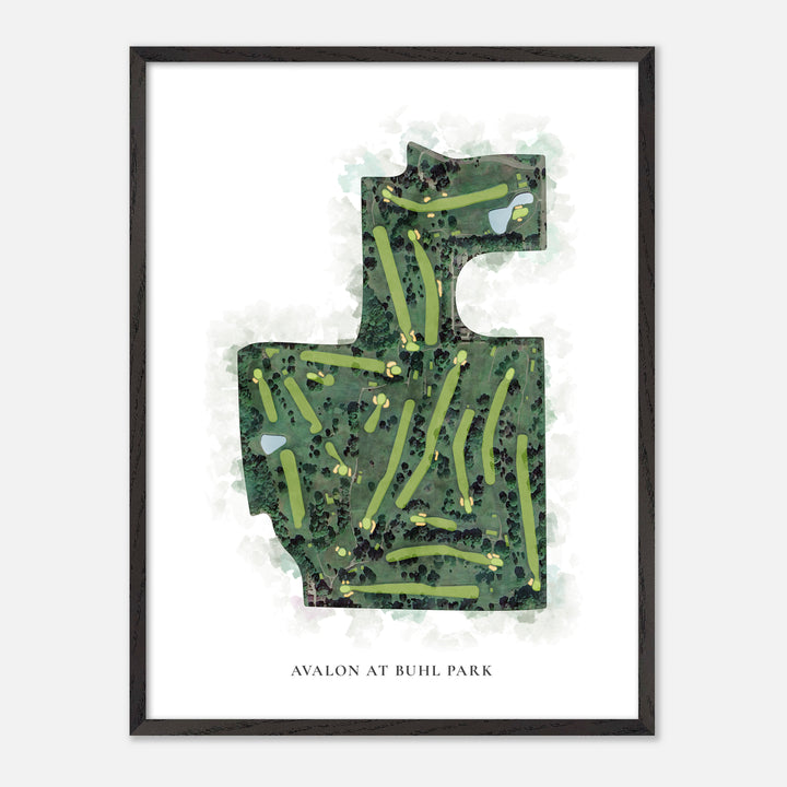 Print of Avalon At Buhl Park Classic Map
