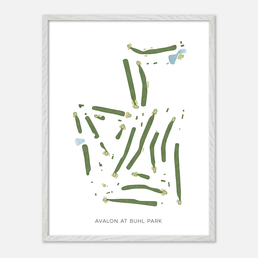Print of Avalon At Buhl Park Modern Map