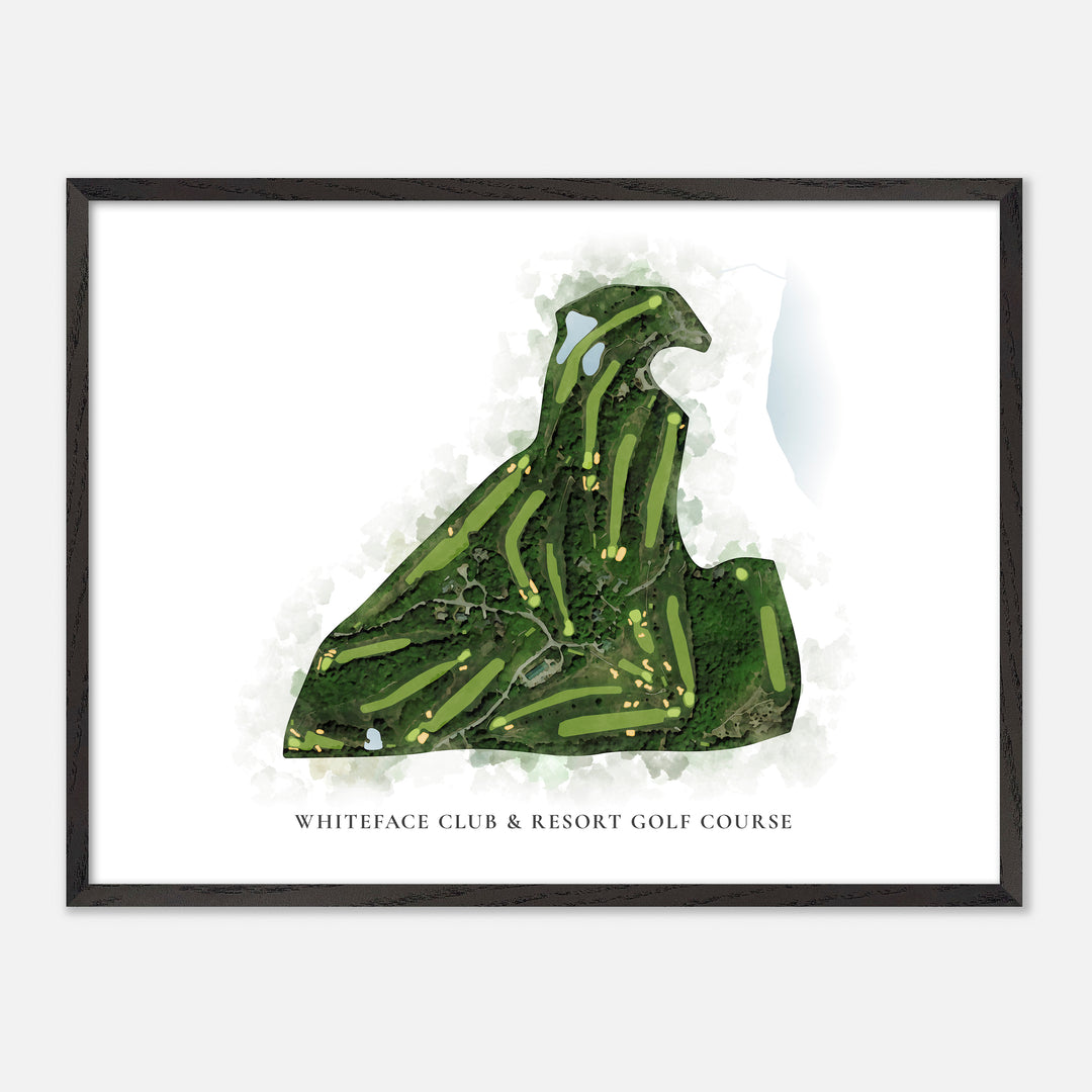 Print of Whiteface Club &amp; Resort Golf Course Classic Map
