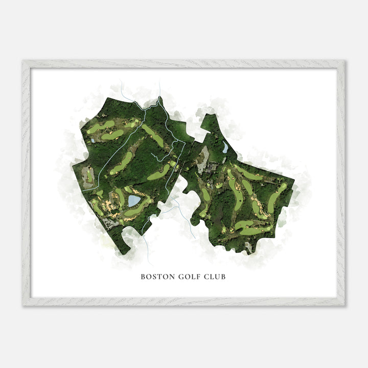 Print of Boston Golf Club Classic Map