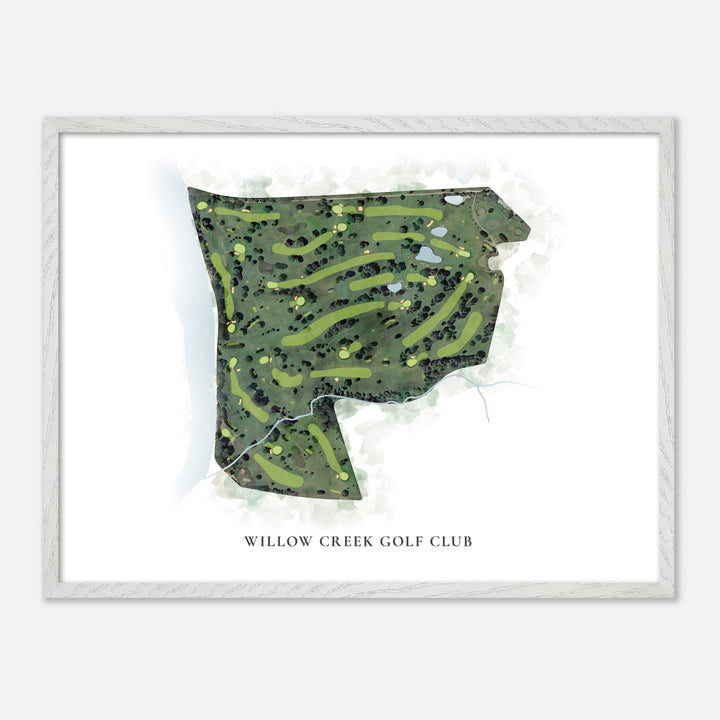Print of Willow Creek Golf Club Classic Map