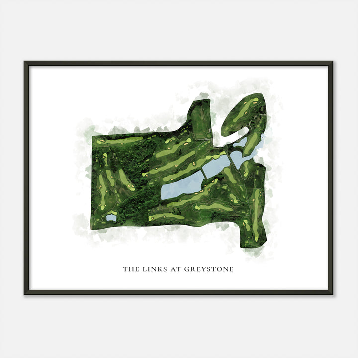 Print of The Links At Greystone Classic Map