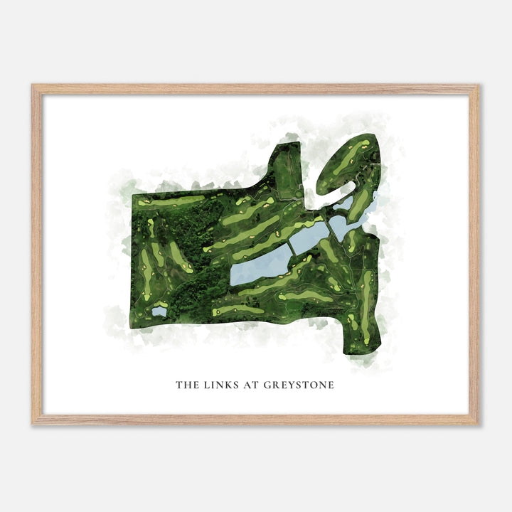 Print of The Links At Greystone Classic Map