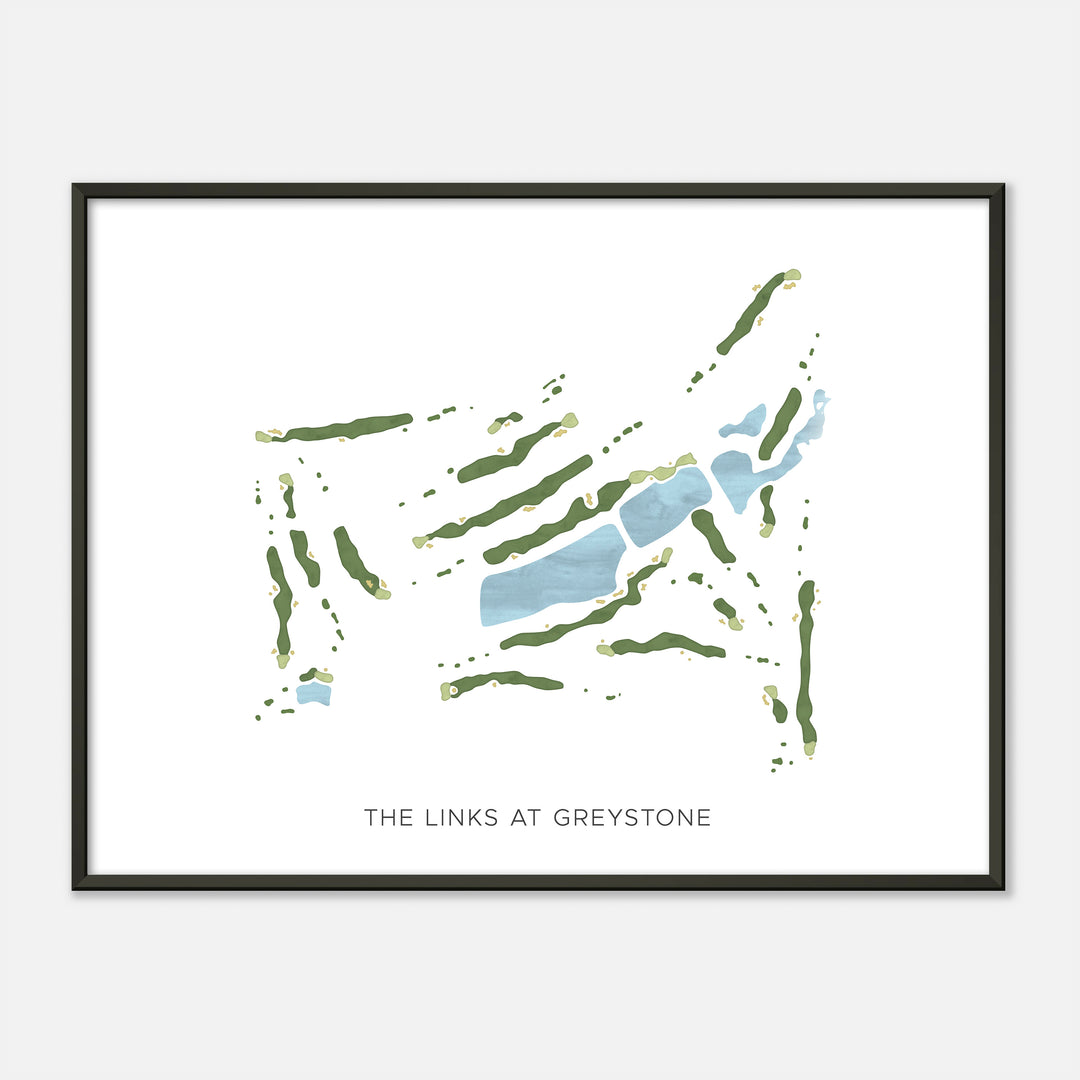 Print of The Links At Greystone Modern Map