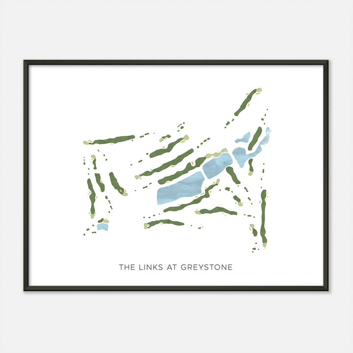 Print of The Links At Greystone Modern Map