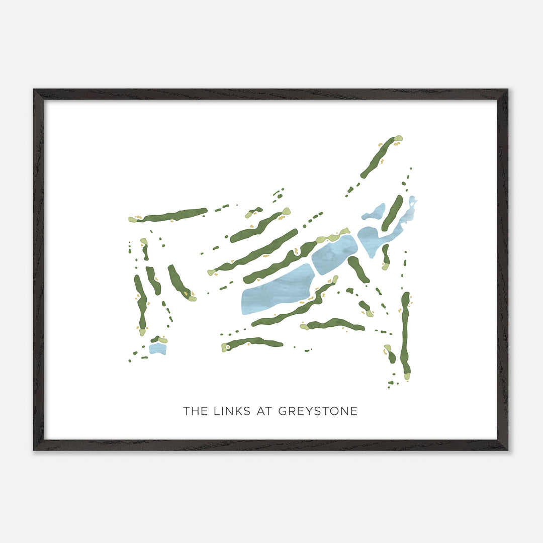 Print of The Links At Greystone Modern Map