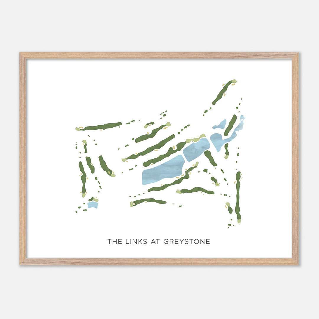 Print of The Links At Greystone Modern Map
