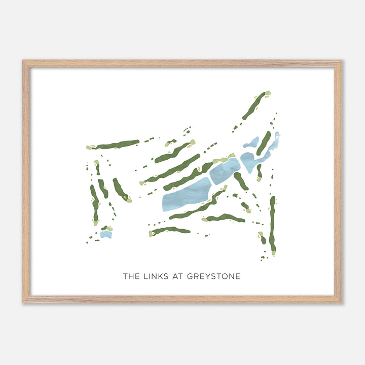 Print of The Links At Greystone Modern Map