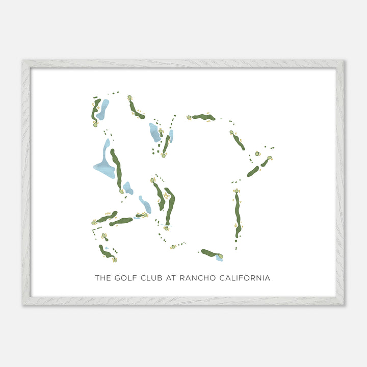 Print of The Golf Club At Rancho California Modern Map