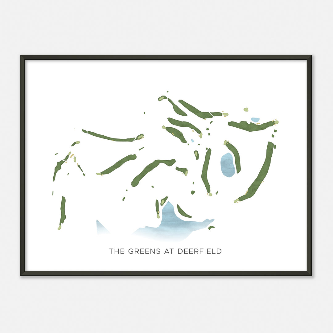 Print of The Greens At Deerfield Modern Map