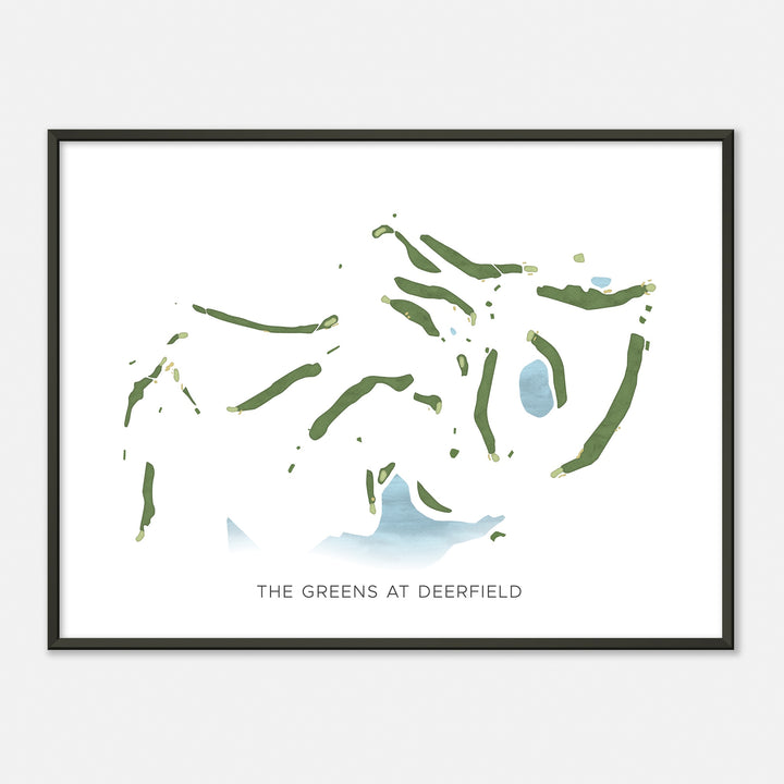 Print of The Greens At Deerfield Modern Map