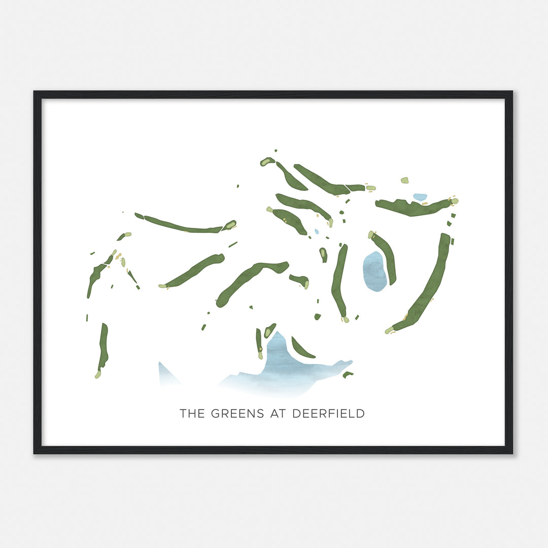 Print of The Greens At Deerfield Modern Map