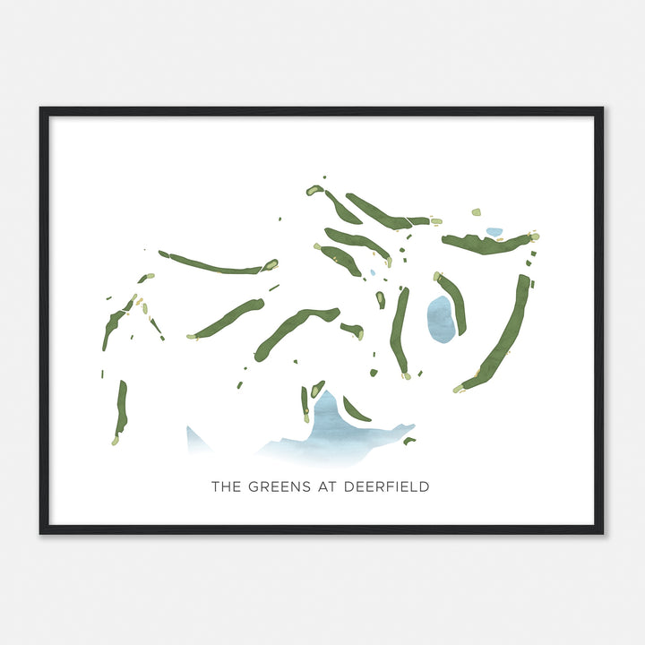 Print of The Greens At Deerfield Modern Map