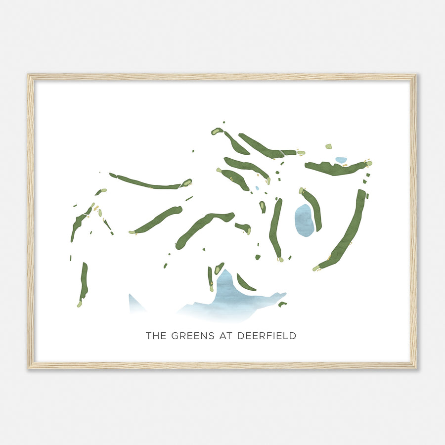 Print of The Greens At Deerfield Modern Map