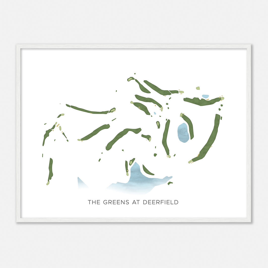 Print of The Greens At Deerfield Modern Map