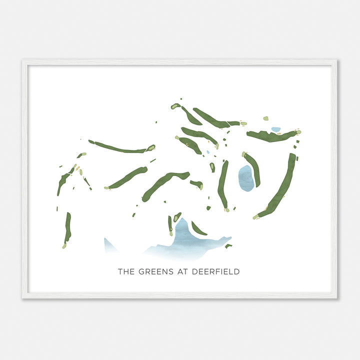 Print of The Greens At Deerfield Modern Map