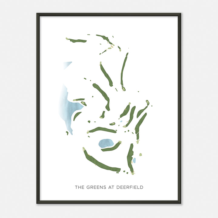 Print of The Greens At Deerfield Modern Map