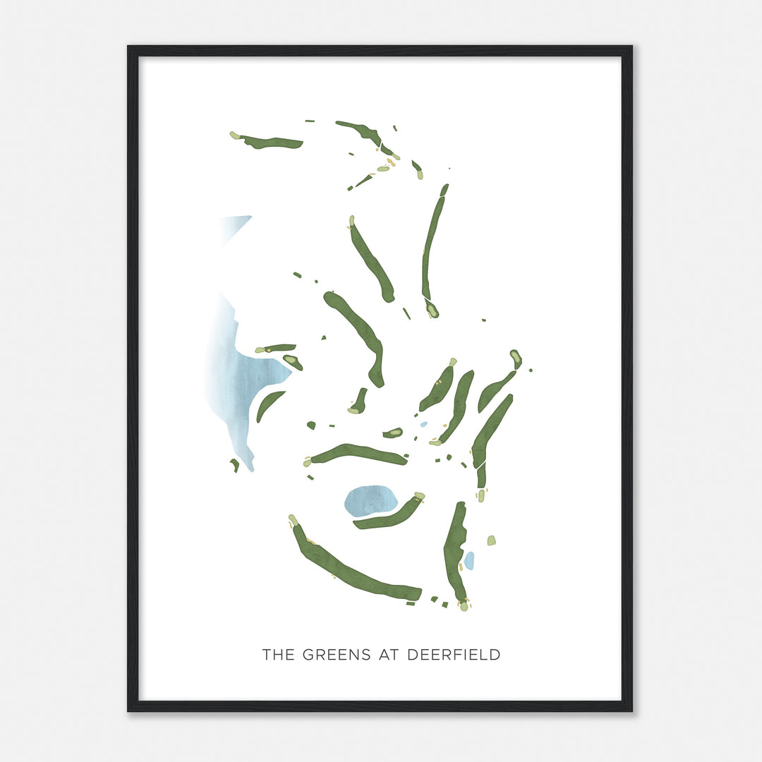 Print of The Greens At Deerfield Modern Map