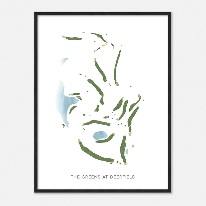 Print of The Greens At Deerfield Modern Map