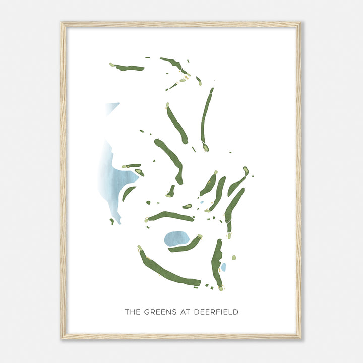 Print of The Greens At Deerfield Modern Map