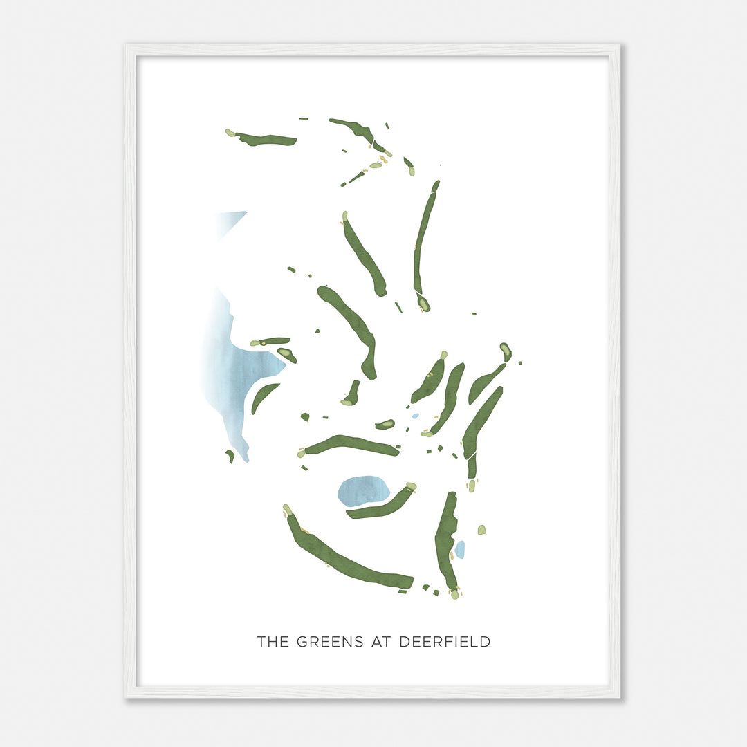 Print of The Greens At Deerfield Modern Map