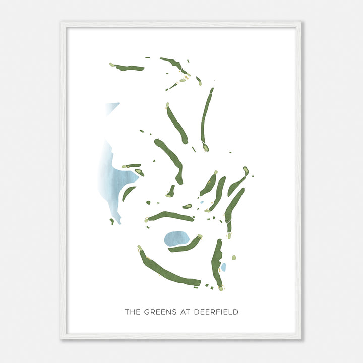 Print of The Greens At Deerfield Modern Map