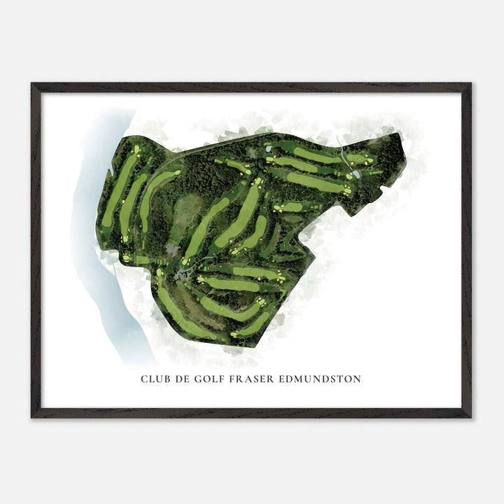Print of Club De Golf Fraser Edmundston Classic Map