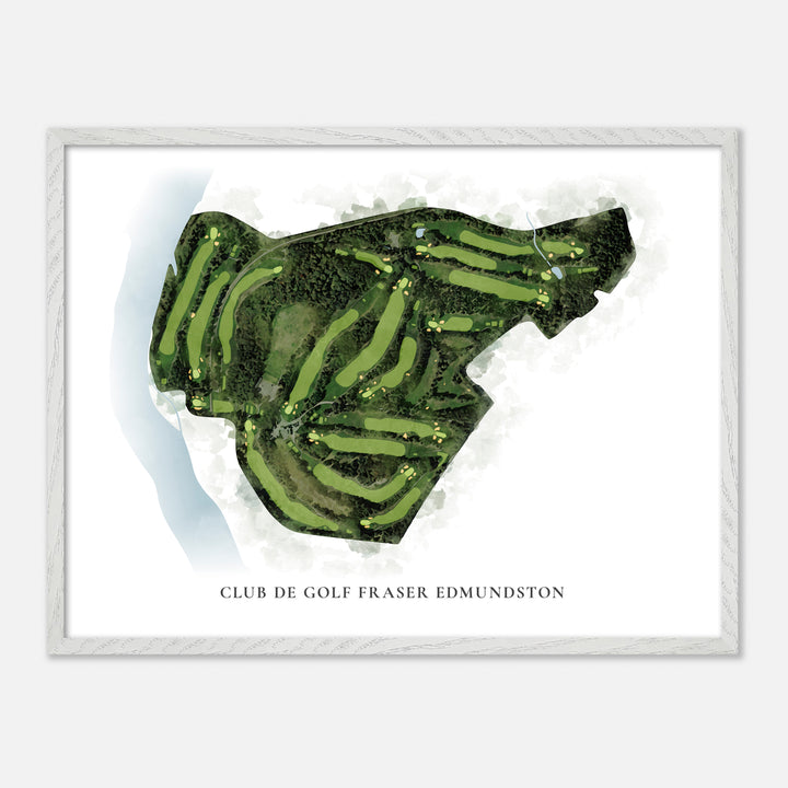 Print of Club De Golf Fraser Edmundston Classic Map