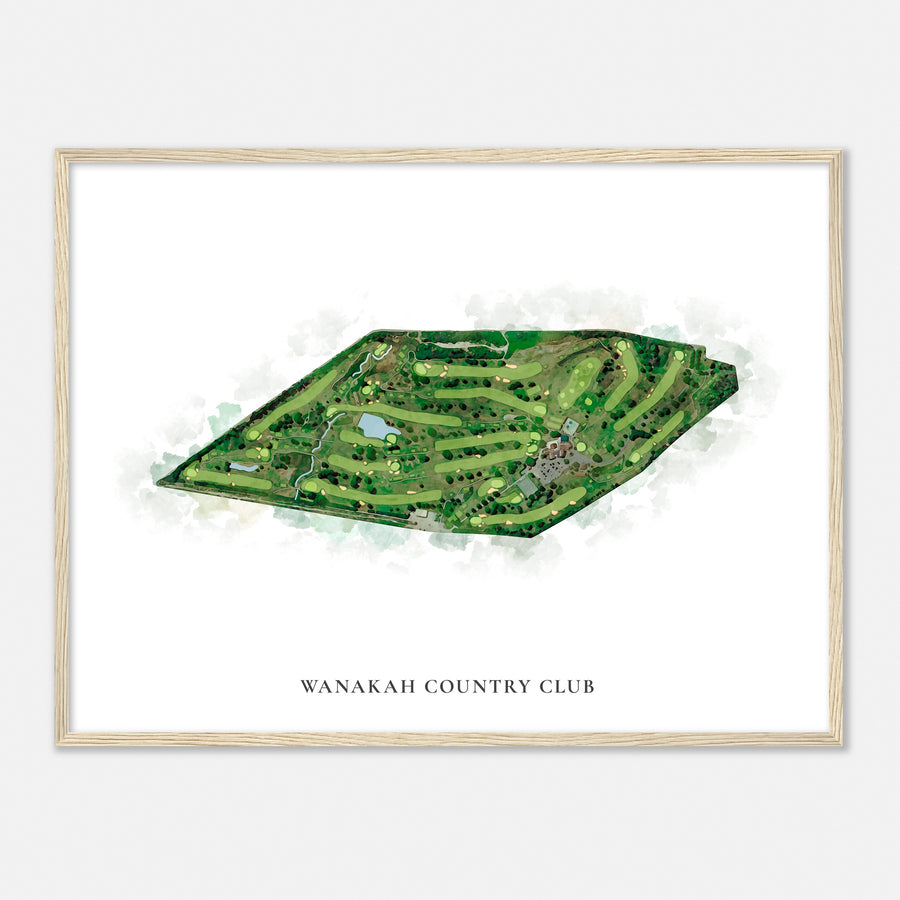 Print of Wanakah Country Club Classic Map
