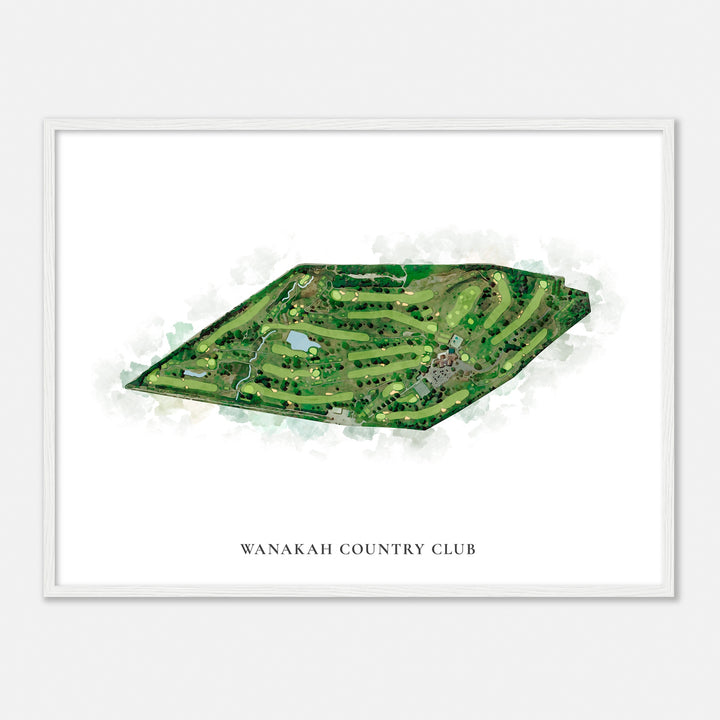 Print of Wanakah Country Club Classic Map