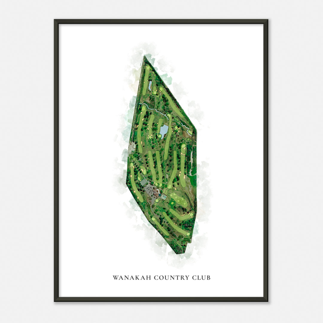 Print of Wanakah Country Club Classic Map