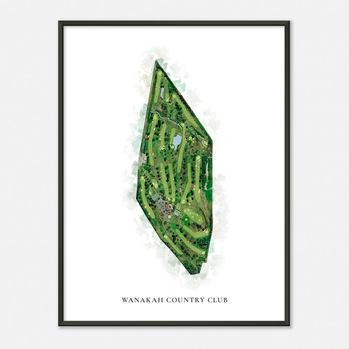 Print of Wanakah Country Club Classic Map