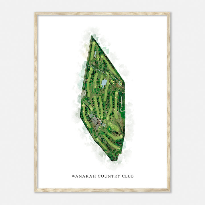 Print of Wanakah Country Club Classic Map