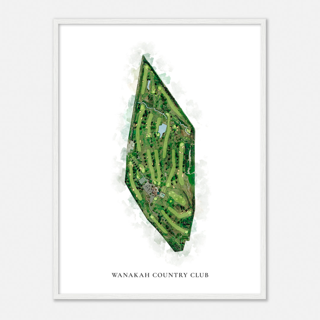 Print of Wanakah Country Club Classic Map