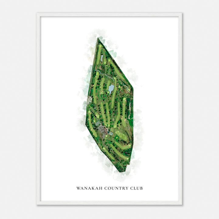Print of Wanakah Country Club Classic Map