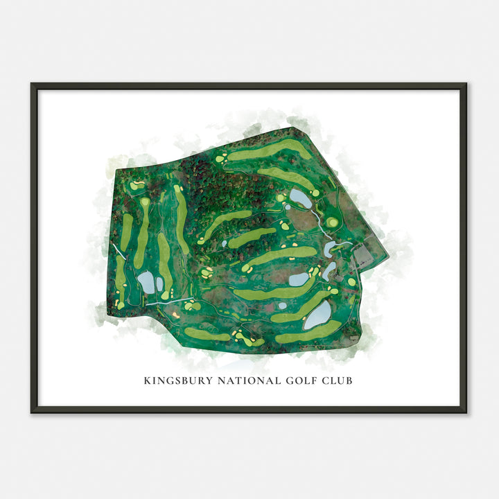 Print of Kingsbury National Golf Club Classic Map