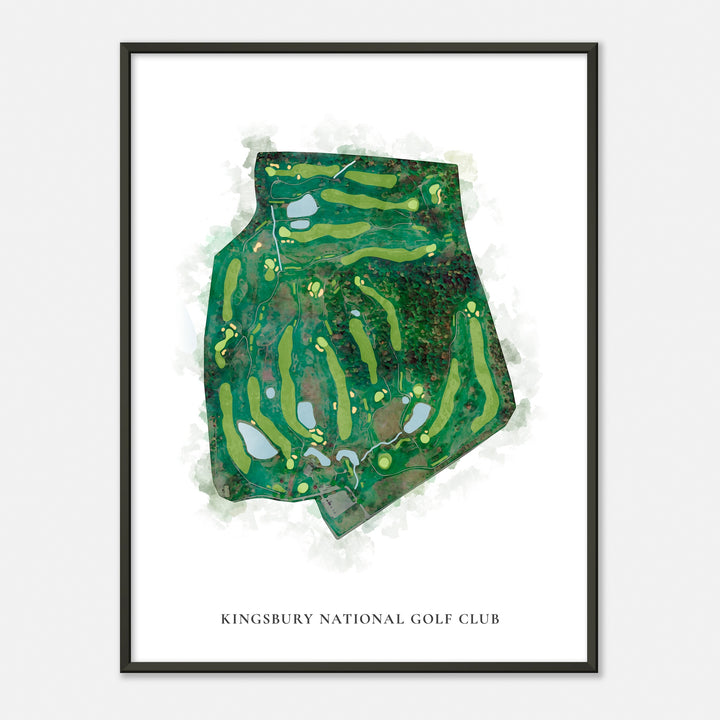 Print of Kingsbury National Golf Club Classic Map