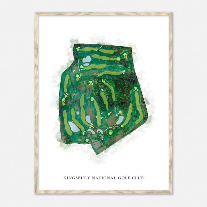 Print of Kingsbury National Golf Club Classic Map