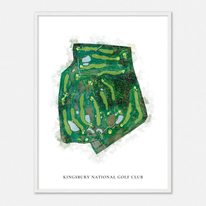 Print of Kingsbury National Golf Club Classic Map