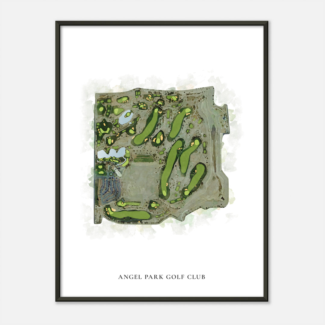 Print of Angel Park Golf Club Classic Map