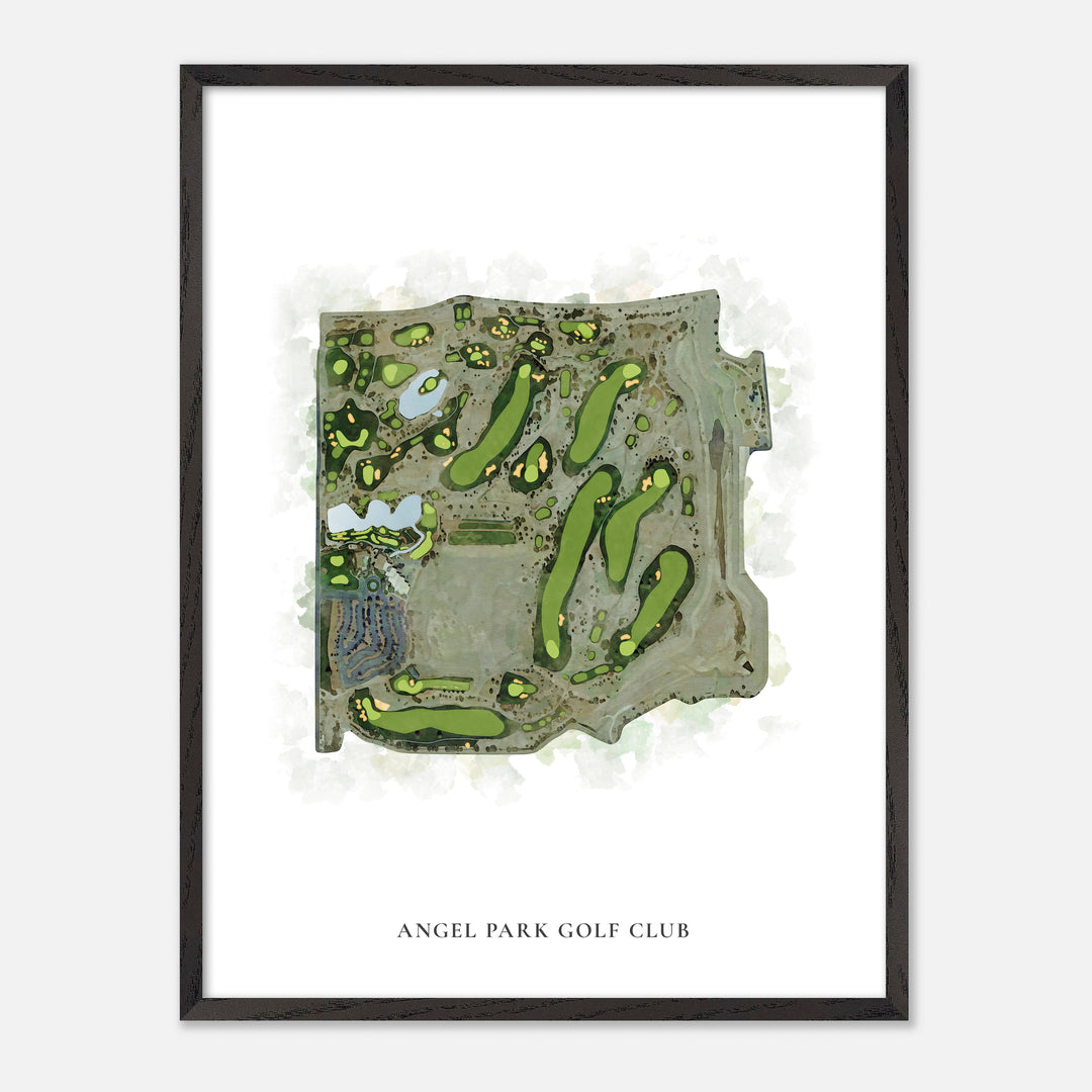 Print of Angel Park Golf Club Classic Map