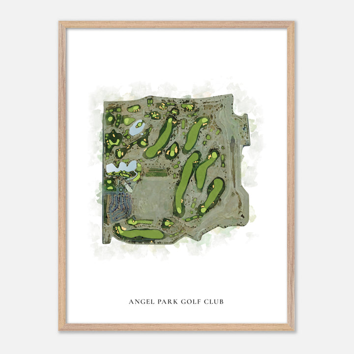 Print of Angel Park Golf Club Classic Map