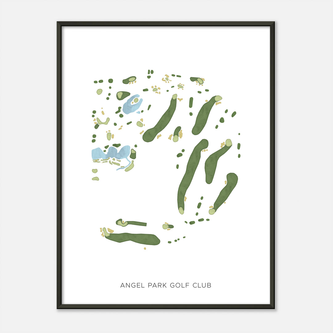 Print of Angel Park Golf Club Modern Map
