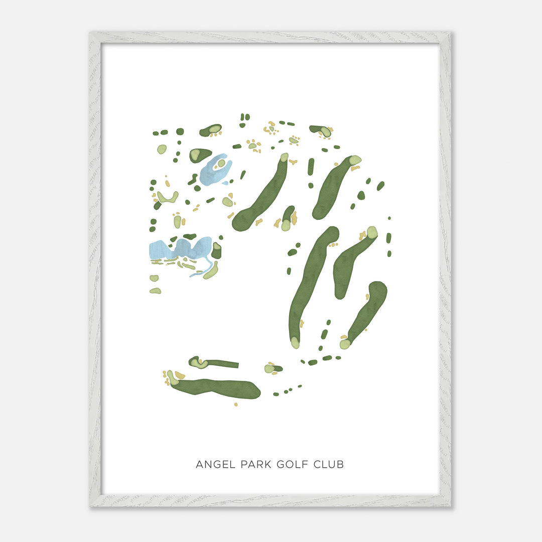 Print of Angel Park Golf Club Modern Map