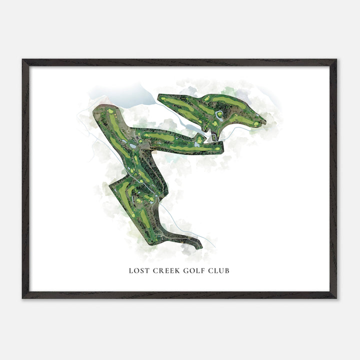 Print of Lost Creek Golf Club Classic Map