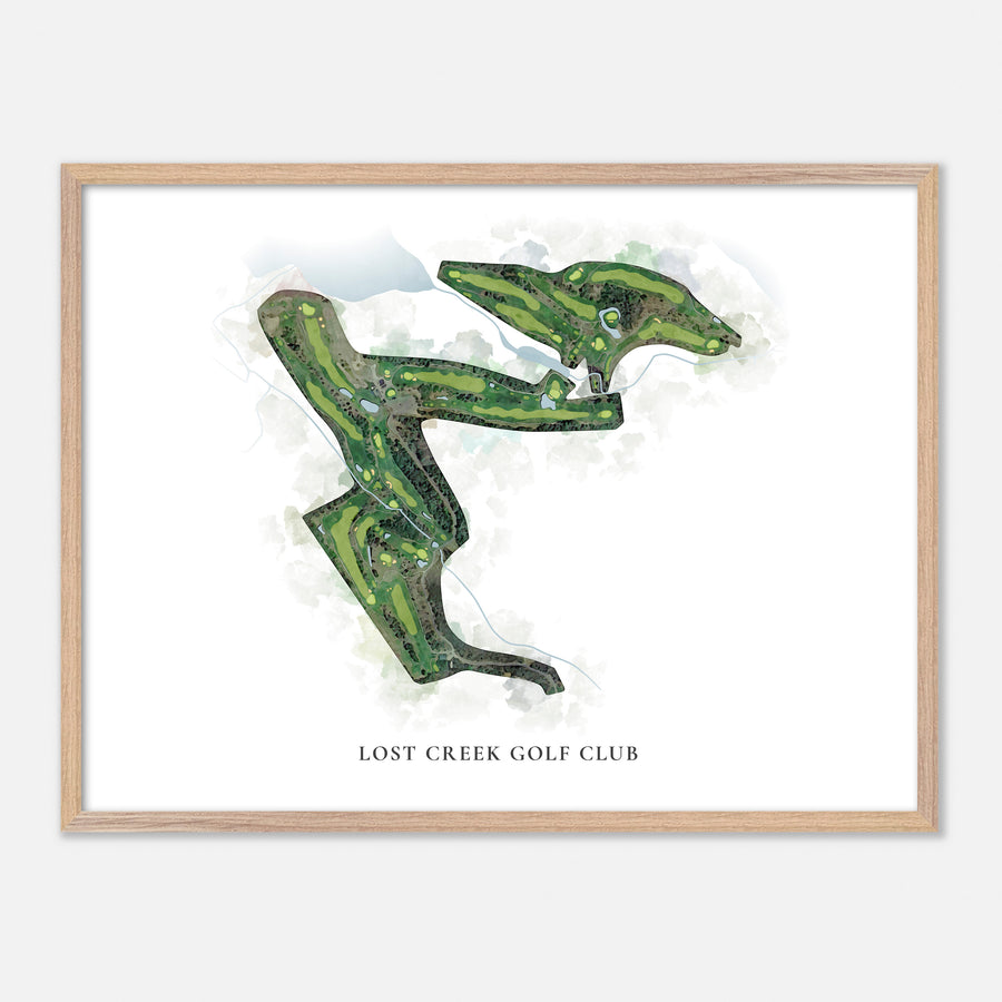 Print of Lost Creek Golf Club Classic Map